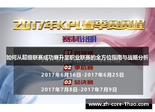 如何从超级联赛成功晋升至职业联赛的全方位指南与战略分析